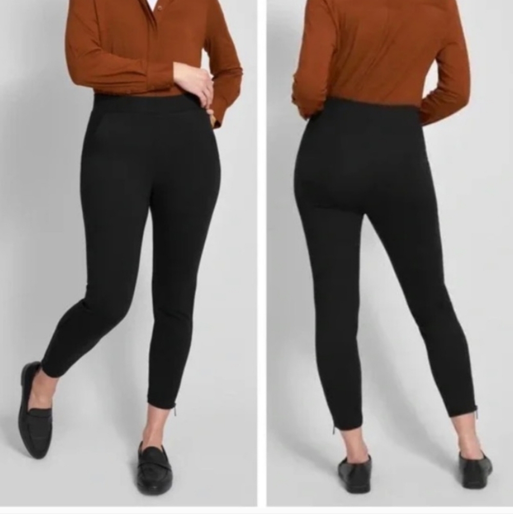 Universal Standard Ponte Stretchy Pull On Ankle Pants Business Casual Office 16